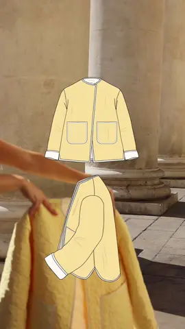 Sewing Freya Jacket was just a pleasure! This project is perfect for beginners and it only takes 2h to make 💫🌞