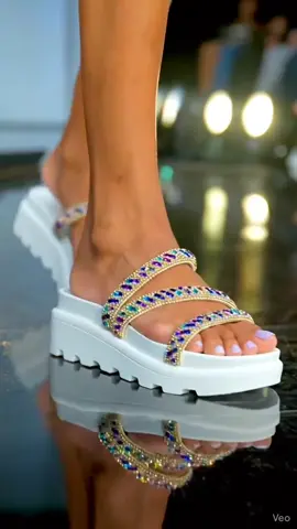 Birken Sandália Conforto Feminina Modelo Sara Strass Brilhante Paris Beleza para seus pés 🤩 ##sandalia##feminina##strass##confortavel Link nos comentários 🔗