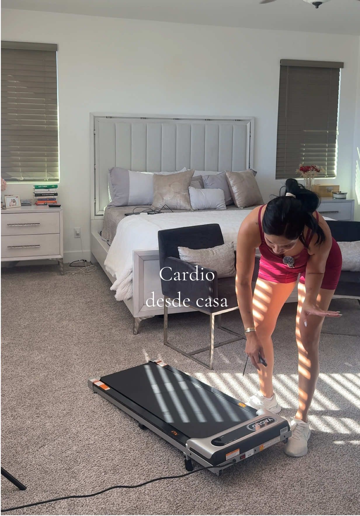 No más excusas! Voy a bajar las libras de más haciendo mi ejercicio de cardio en casa y 💪😅  #gym #cardioworkout #cardio 