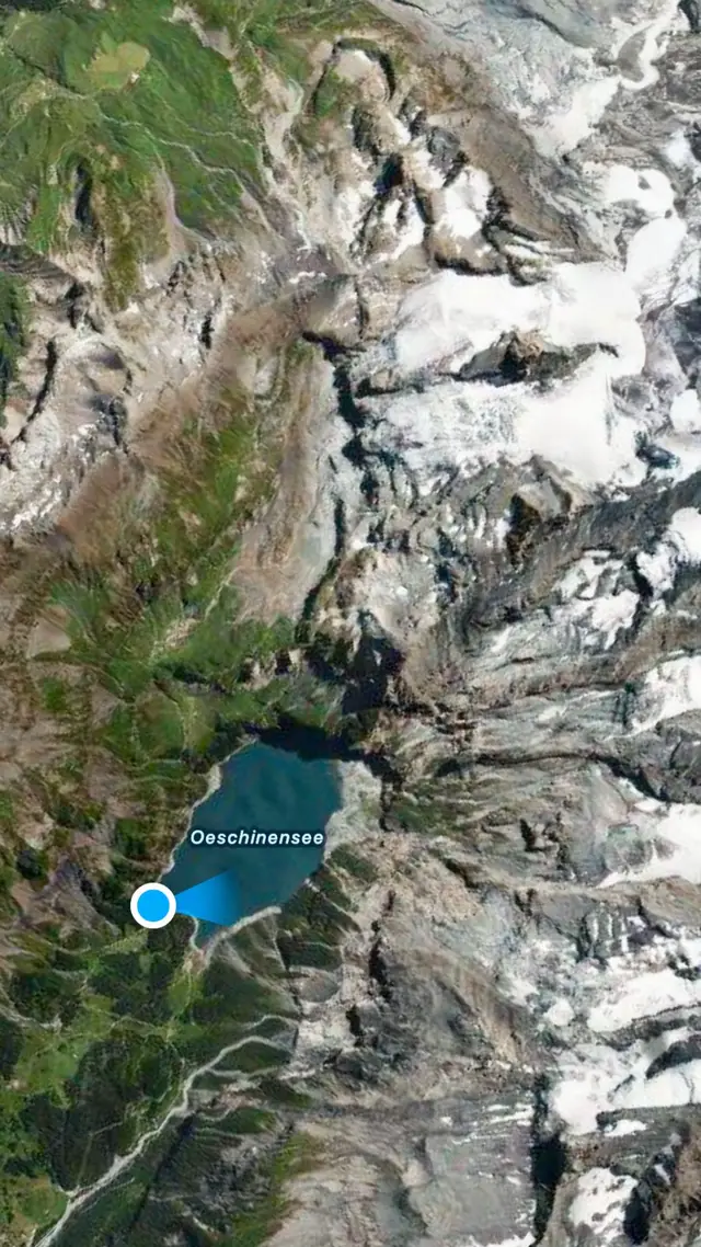 🌲🩵 #oeschinensee #switzerland  #Hiking #mountain #lake 