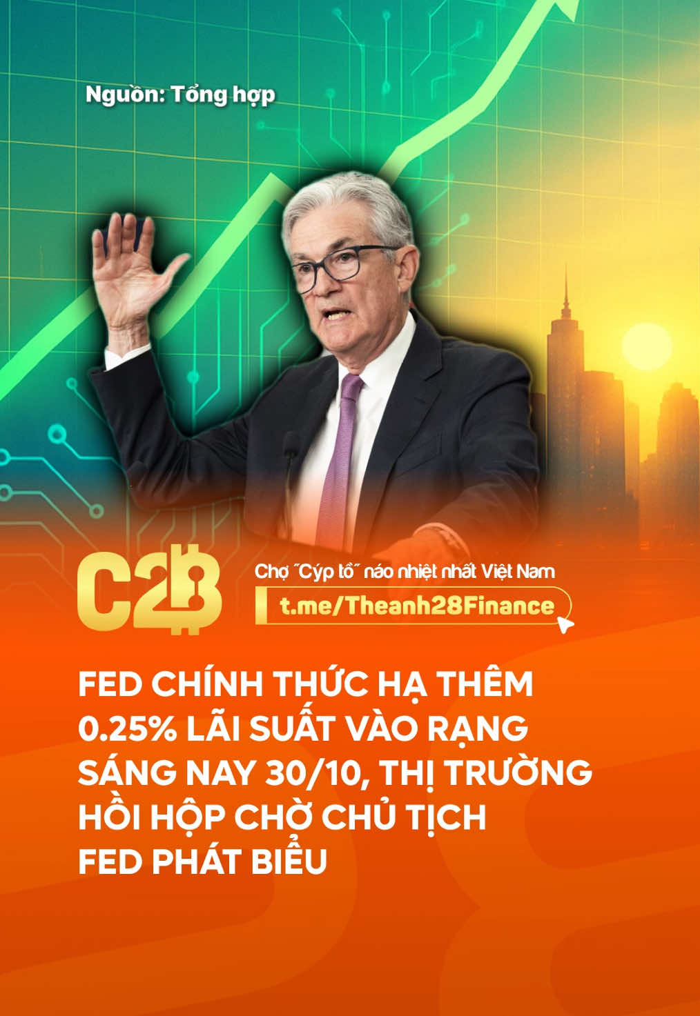 Tin tốt là chương trình thắt chặt định lượng sẽ kết thúc vào 1/12 🔥 #coin28 #fed #laisuat #jeromepowell #QT #FOMC 