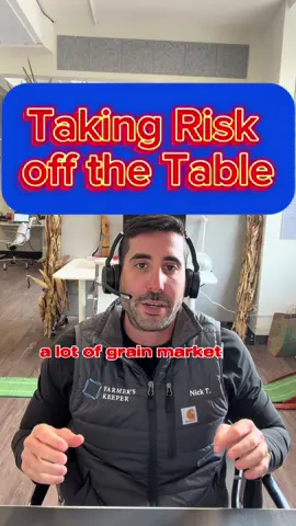 What “taking risk off the table” means when selling grain… #f#farmerskeeperg#grainmarketingc#corns#soybeansw#wheat     