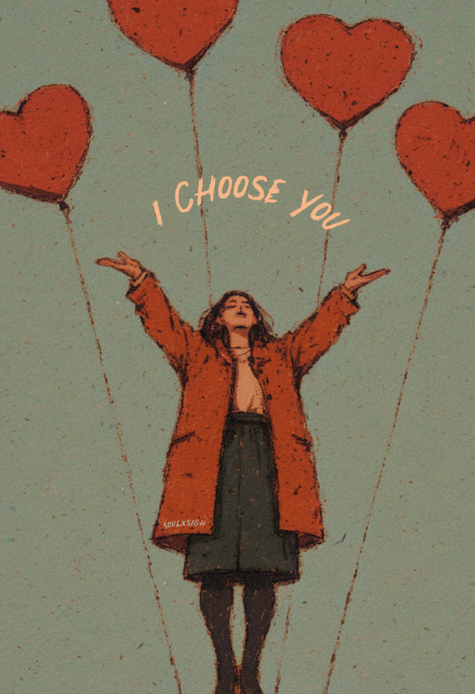 I'm choosing you every day, every time, no matter what comes our way. A poem from my book 