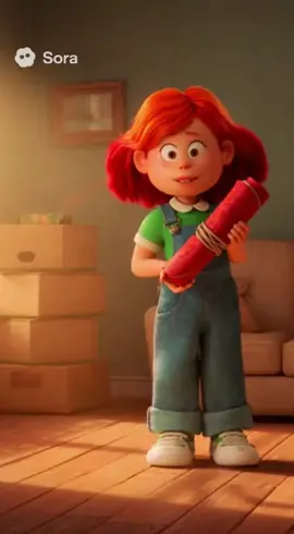 “A little red fabric could change everything…”#sora #pixar 