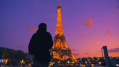 the sun sets in paris #cinematic #filmmaking #travel #france #Lifestyle 