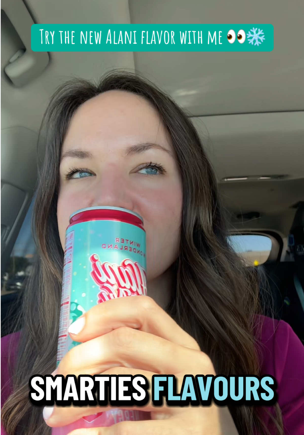 Trying the new Alani Winter Wonderland ❄️✨ I’m officially in my cozy caffeine era and needed to know if this one’s worth the hype. Like, comment if you’ve tried it (or if I should review the next flavor 👀) — I always follow back other Alani girlies 💗 #alani #alaninu #energydrink #preworkout #caffeine 