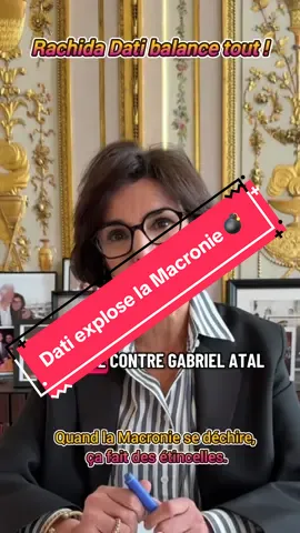 Dati explose la Macronie 💣 #pourtoi4you #rachidadati #macron #attal #politiquefrancaise 