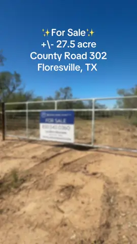 ✨Just Listed ✨ +/- 27.5 Ac County Road 302 Floresville, TX  List Price $439,000 Discover +/- 27.5 acres of peaceful country living just 3 miles from Floresville and 25 miles from San Antonio. 🌾 This property offers the best of both worlds rural serenity and city convenience with county water and power available at the road. A mix of open pasture, native brush, and mature oaks surrounds a scenic pond, creating the perfect setting for your dream homesite, weekend getaway, or small ranch. Whether you’re ready to build or just want a piece of South Texas to call your own, this property delivers endless potential in a prime location. 📍 Floresville, TX 🌳 27.5 +/- acres | County water + power at road 💧 Pond + mix of pasture and oak trees 🚜 Ag exemption potential Lauren Graham | 830-222-8660 | laureng@cbharper.com #TexasLandForSale #FarmAndRanchSpecialist #SouthTexasRealEstate #ListingAgentTexas #RuralPropertyExpert         