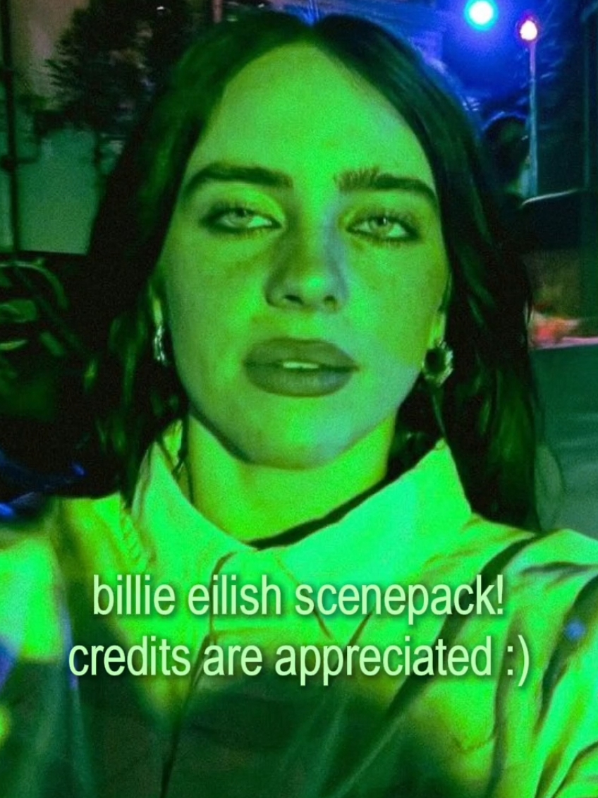 more in my mega link with better quality (dm me if you want it, must give credits!) #scenepack #billieeilish #fyp #viral #billieeilishscenepack 