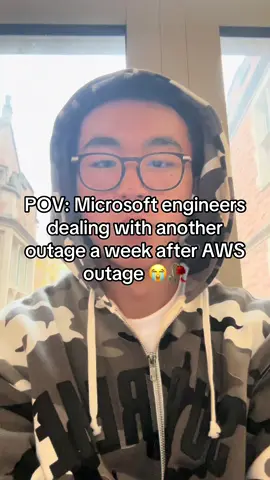 Microsoft outage a week after AWS outage is crazy 🥀 #aaronkh4n #computerscience #swe #coding #microsoft 