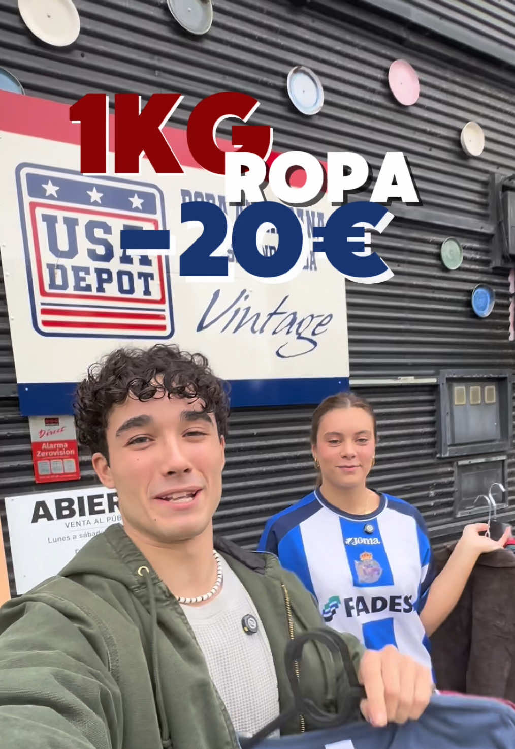 1Kg de ropa vintage por menos de 20€❓🙂‍↕️ #galicia #ropavintage #moda #coruña #vintage 