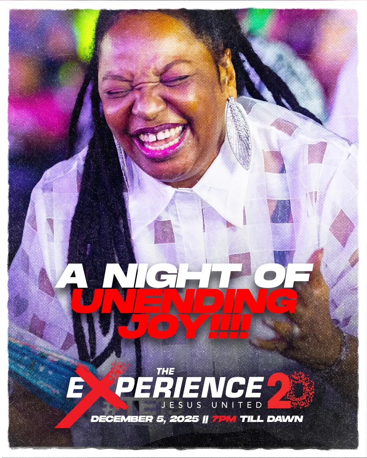 We can’t keep calm anymore! 😄 The lights are warming up, the crowd is coming alive, and joy is already in the air. You know what that means… The Experience 20 is almost here! Tag your squad — this one’s history in the making. 📅 Dec 5 | 📍TBS Lagos | ⏰ 7PM till Dawn #te20 #JesusUnited