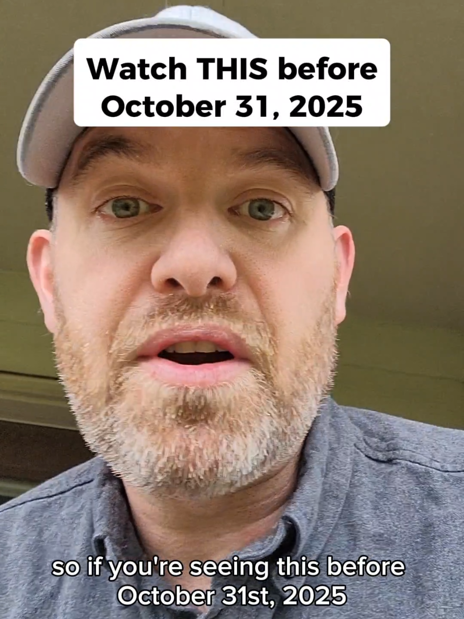 Watch this before October 31, 2025!