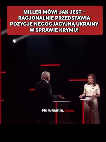 Sensacyjne słowa Leszka Millera w sprawie Krymu!