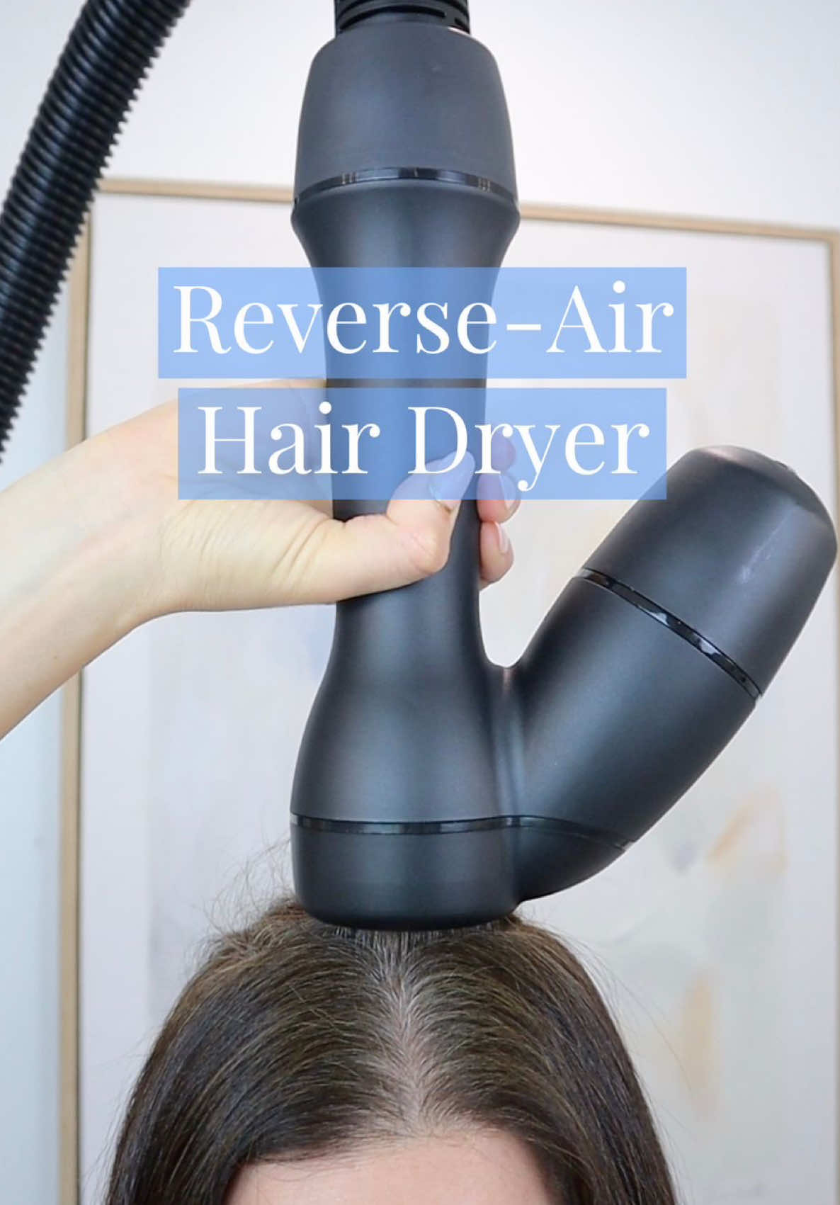 Ever seen a reverse-air dryer? 💁‍♀️💨 Find this under ✨Bathroom✨ on my website. #amazon #hair 