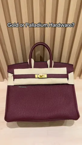 Birkin 25 Rouge H in GHW & PHW ♥️ #f84luxury #goviral #birkin #hermes #luxury 