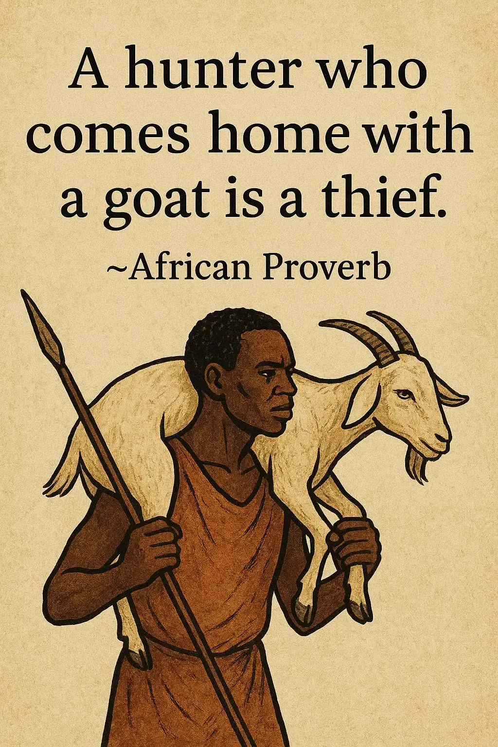 MEANING: When someone gets something in the wrong way, it shows they didn’t earn it honestly. #AfricanProverbs #Africa #Fyp #Tanzania #tanzaniatiktok 