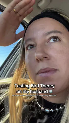 Is this a fail or a pass? 🤣 He knows me too well to not be suspicious #birdtheory 