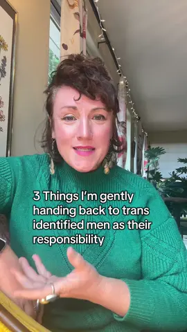 Men who claim new identities often use excuses and justifications to explain why they are entitled to violate the boundaries of women and girls. I am sharing the 3 things I’m gently handing back to them to take personal responsibility for. #gendercritical 