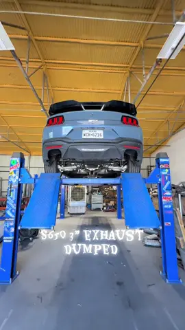 Mustang GT came in for 3” exhaust with a x pipe dumped at the rear axle. #s650mustang #s650exhaust #mufflerdelete #coyotemustang #loudexhaust 