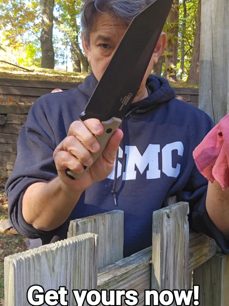 Grande fratello Serbian Cleaver . Outdoor bushcraft, indoor kitchen and KeAL tests! get yours now!  #Cleaver #culinary #bushcraft #forgedinfire 