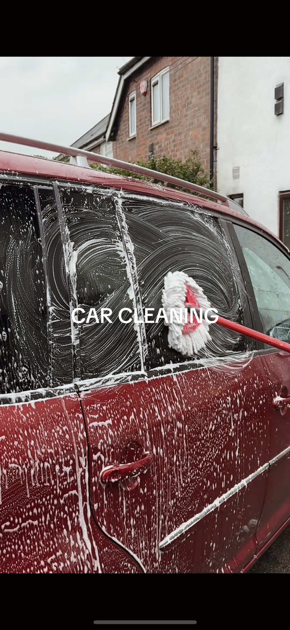 Full disclosure: this isn’t my car 🙃 @SINI products gifted 💙 #carcleaning #asmrcleaning #outdoorcleaning #mopping #satisfyingcleaning 