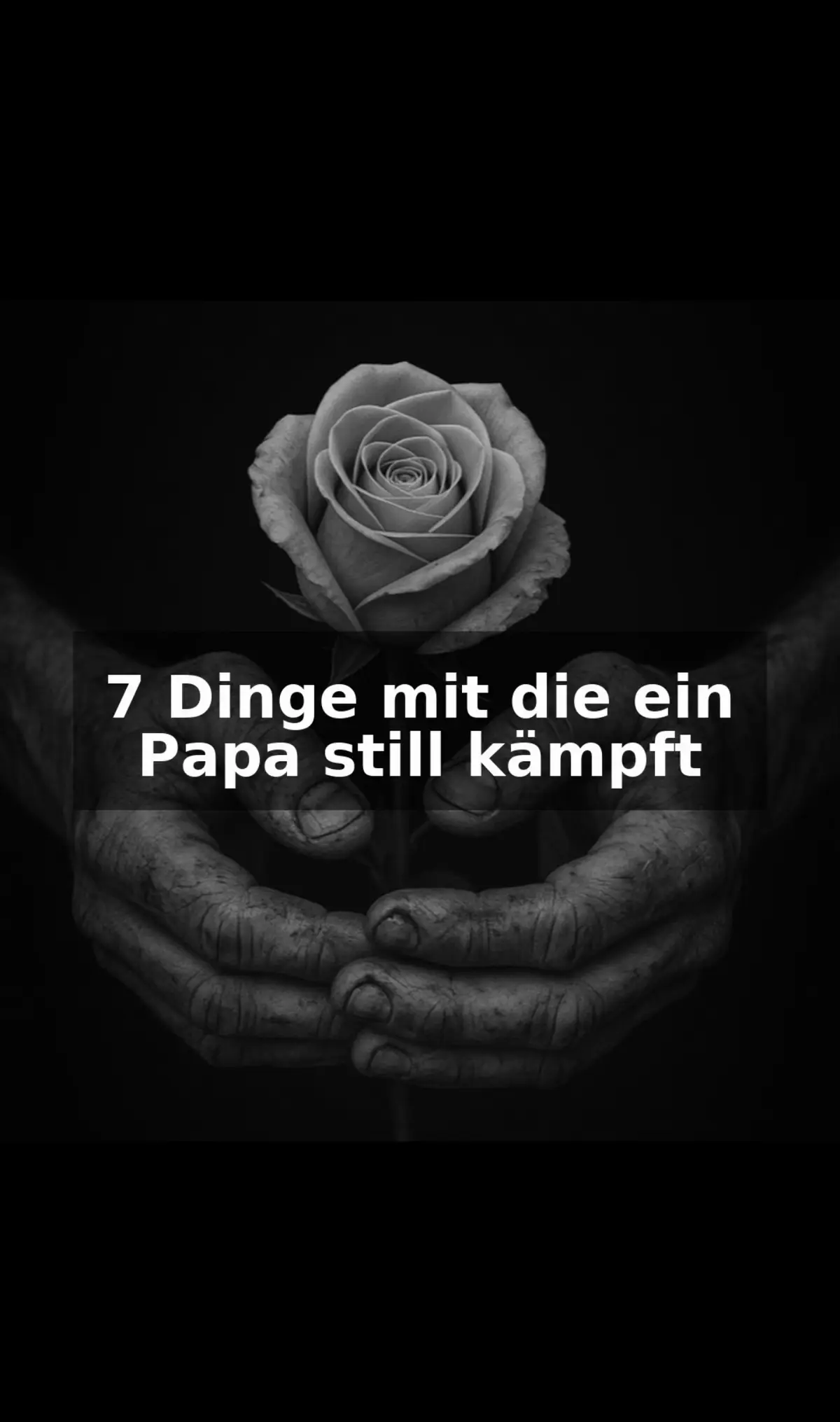 Manchmal kämpfen Väter im Stillen. Und niemand sieht es. Aber Väter haben auch gefühle und das vergessen viele. #fyp #fürdich #viral #männergefühle #papa 