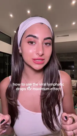 everyone could use some good lymphatic drainage. take one dropper a day, walk 10k steps & lymphatic massage ♡ #lymphaticdrainage 