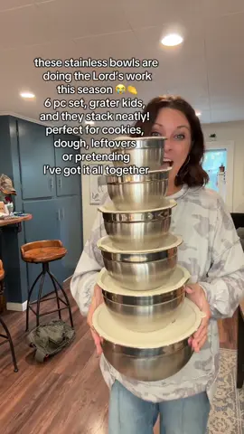 Holiday baking + leftover chaos= solved 👏🍪 #thanskgiving #holidayprep #stainlesssteelbowls #tiktokshopblackfriday #tiktokshopholidayhaul 