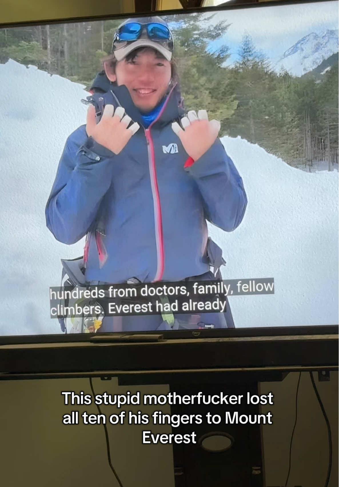 the mf is the worst one yet 😩😭 #mountain #climbing #everest #accident #wtf 