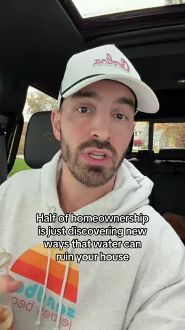 Buying a house is just entering into a lifelong war against water. #homeownership #homeowner #house #leaks #water