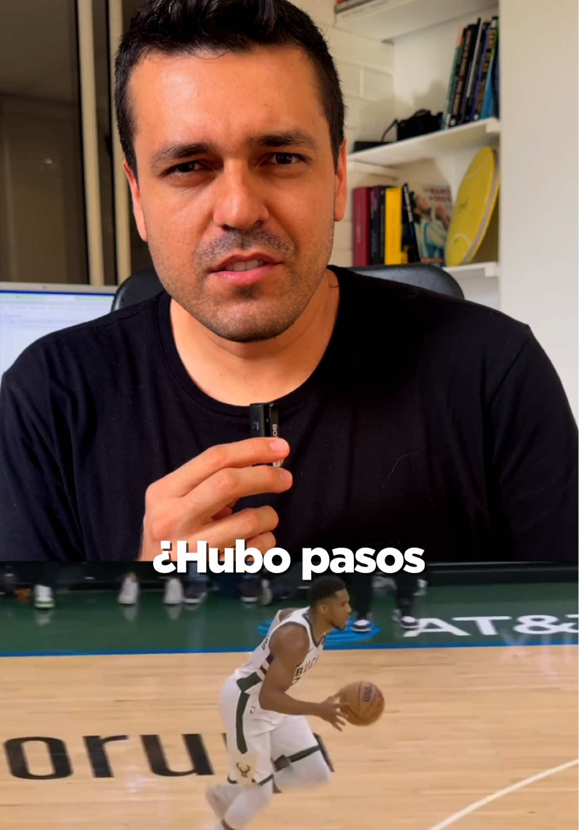 ¿Hubo pasos o no? 🤨 Giannis Antetokounmpo sorprendió a todo el mundo con esta jugada, que parece más una maratón.  Pero, ¿sí hay pasos o no? #giannisantetokounmpo #NBA #basketball #contentcreator #foryou 