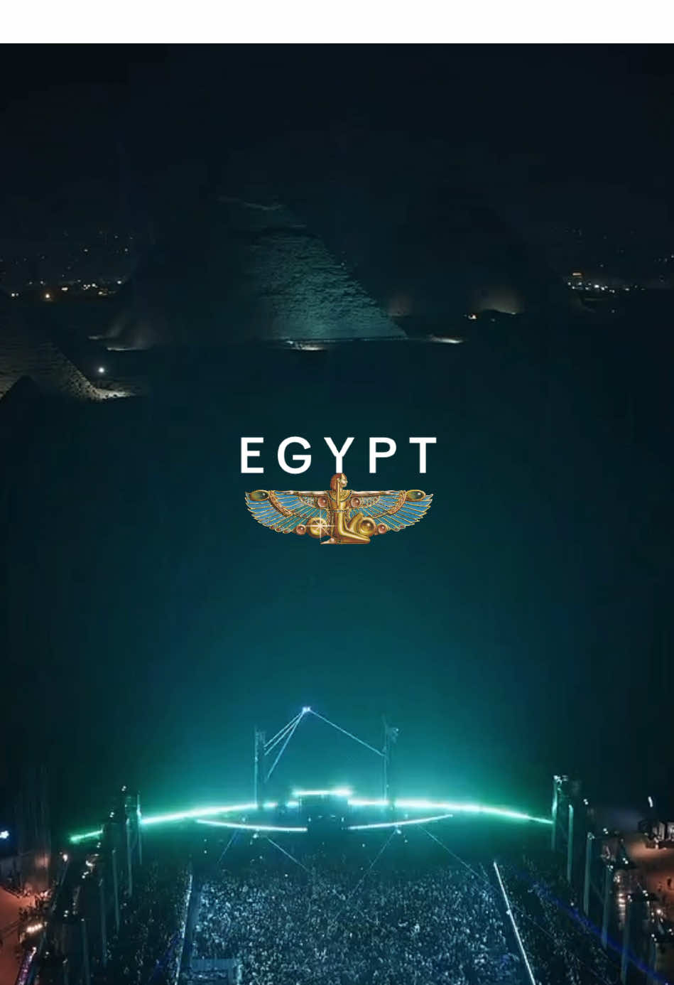 Anyma in pyramids 🇪🇬 #anyma #anymainpyramids #anyma_in_egypt #حفلات_الهرم #حفلات_تكنو_في_الاهرمات 