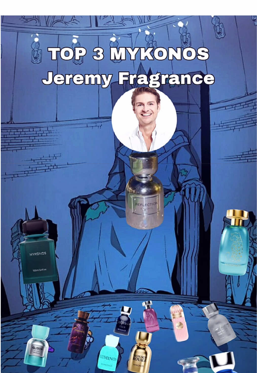 Mykonos reflection top 1 @Mykonos from @Jeremy Fragrance #mykonos #jeremyfragrance #parfum #parfumviral #fyp 