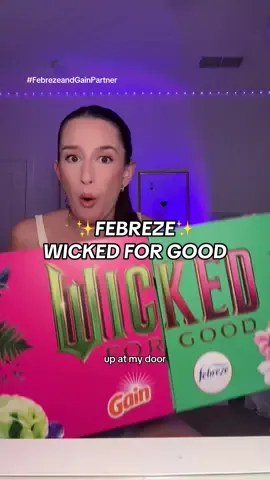 #FebrezeandGainPartner my house is about to smell like oz!! 💖✨💚 And so can yours with these @Febreze & @Gain products #wickedforgood @Wicked: For Good #fragrance #perfumetiktok #perfumetok 