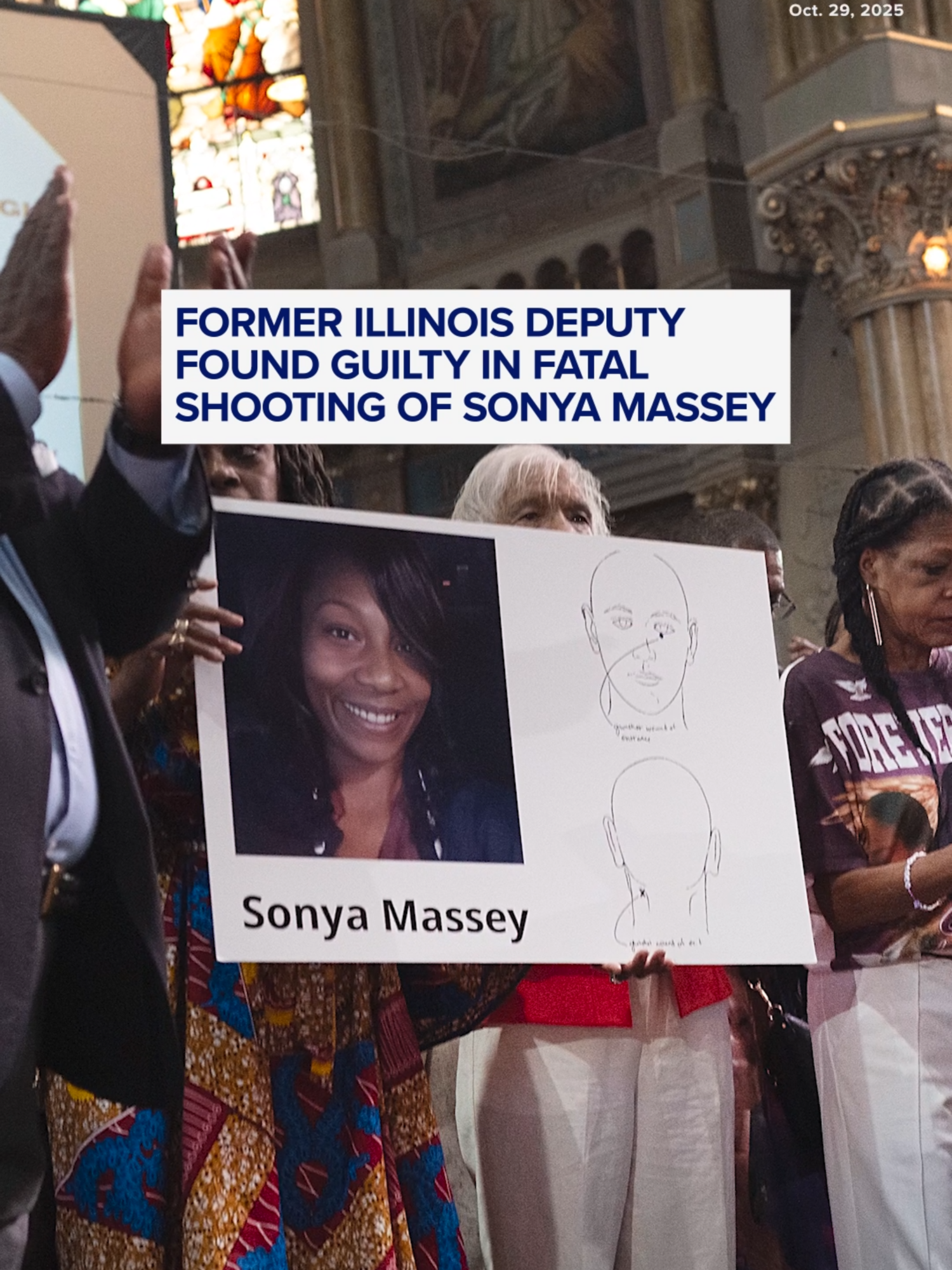 A jury has found former Illinois sheriff's deputy Sean Grayson guilty of second-degree murder in the fatal shooting of Sonya Massey.   ABC News' Brian Buckmire has the latest. #illinois #crime #news #abcnews