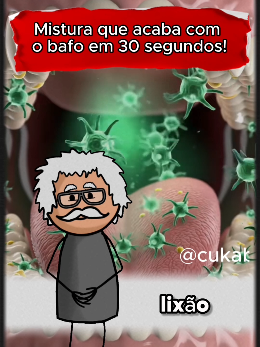A mistura que acaba com o mau hálito rápido.