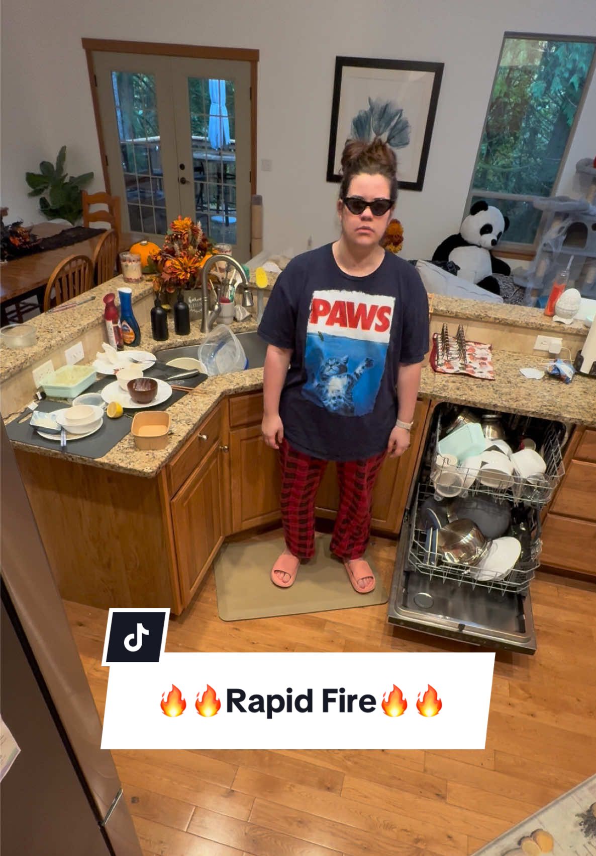 How long does it actually take me to do chores around my house? 🤪 Every time I do this, it feels so overwhelming in the beginning, and every time I finish I’m like oh that wasn’t so bad. I think the trick also is to really resist the urge to go into hyper fixation mode and get distracted cleaning the tiniest minuscule things and focus on the big picture of each task, just get it “good enough” #procrastination #cleaning #CleanTok #organization #adhd 