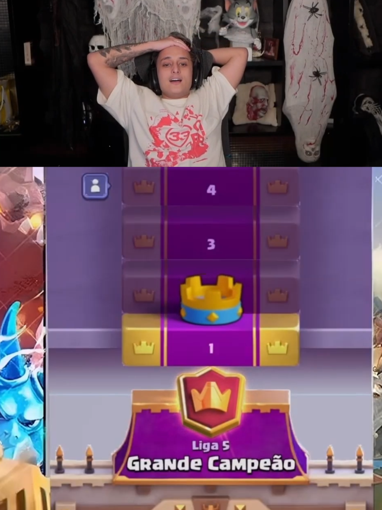 Dona em busca do Grande campeão no Clash royale com ajuda do Kennedy Clash parte 2 #livepix #nordeste #nordestino #react #japones #zago #videoreact #tiktokbrasil #brinoreact #engraçado #humor #videosengraçados #brinoreagindo #reação #viral #fyp #paravoce #flakespower #coringa #fy