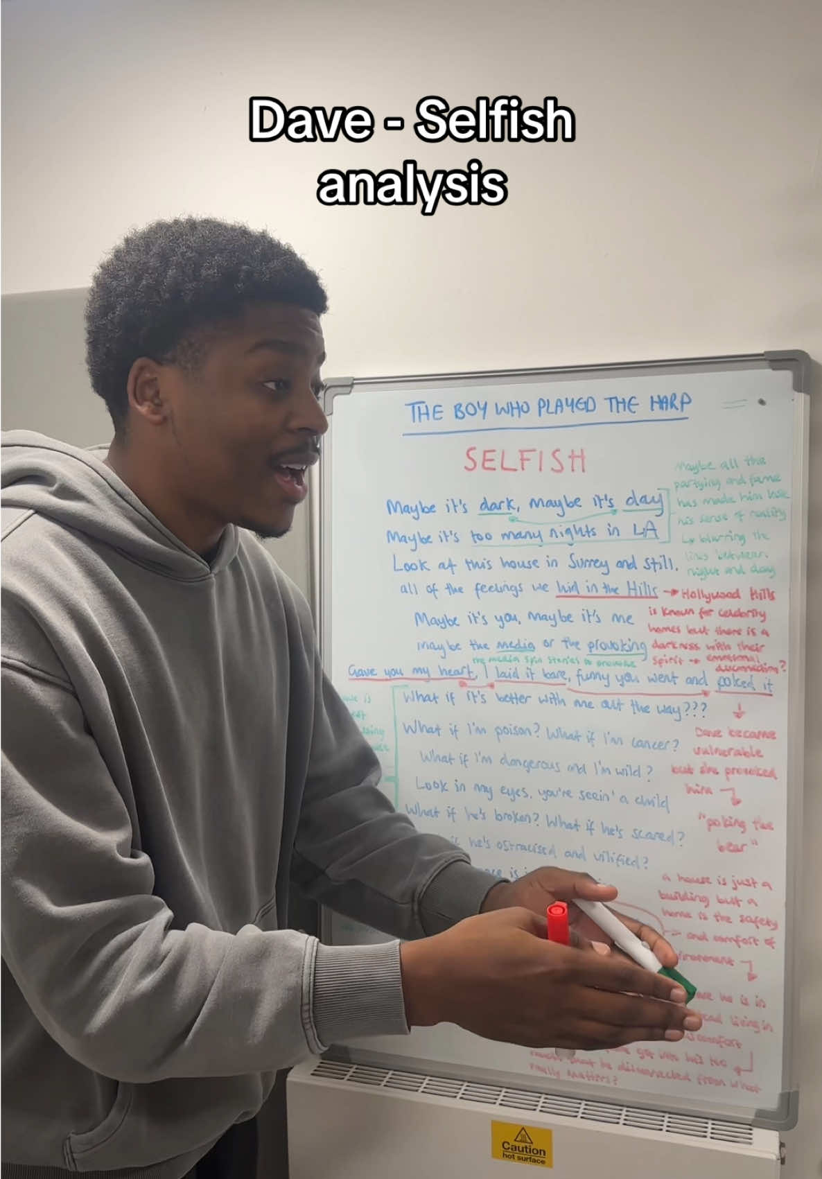 This one was too intense #fyp #theboywhoplayedtheharp #dave #santandave