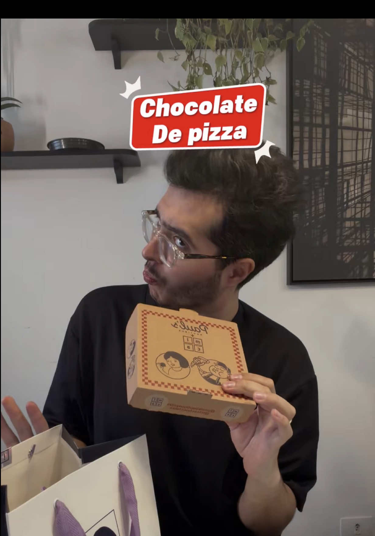 Chocolate de pizza! É isso mesmo! #review #chocolate 
