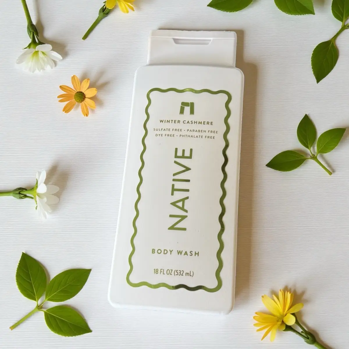 This scent feels like wrapping yourself in a warm cashmere blanket after a long day 🤍✨ It’s cozy, clean, and makes your shower feel like a self-care ritual.  #complimentary #GiftedbyNative #WinterCashmereBodyWash