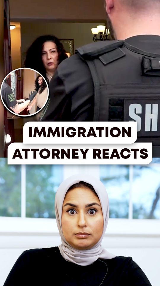 Don’t do this when ICE knocks on your door! ⚠️ #dontdothis #youhaverights #standyourground #ice #immigration #citizen #immigrationlaw #immigrationlawyer