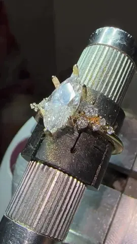 Your dream marquise cut engagement ring — custom made in our workshop with brilliant round diamond accents. Every detail handcrafted to match your vision. Message to inquire and create yours. #engagementring #marquisecut #labgrowndiamonds #customjewelry #finejewelry  