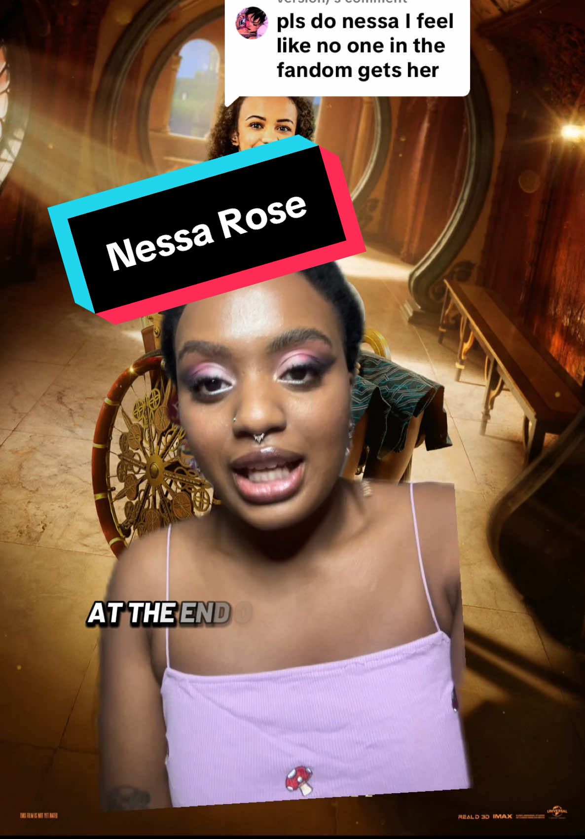 Replying to @rose👩‍💻(Elphaba's version) #greenscreen #nessarose #wicked #analysis #legendofzorah 