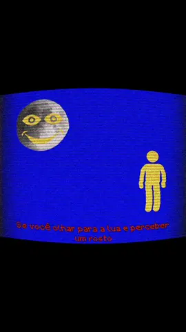A lua tem um rosto. #analoghorror 
