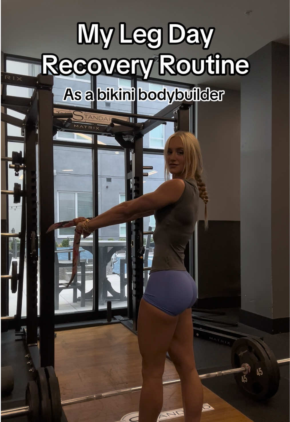 Leg day recovery routine with @FIT KING 👑 #legday #recovery #bodybuilding #gymtoks #fyp 