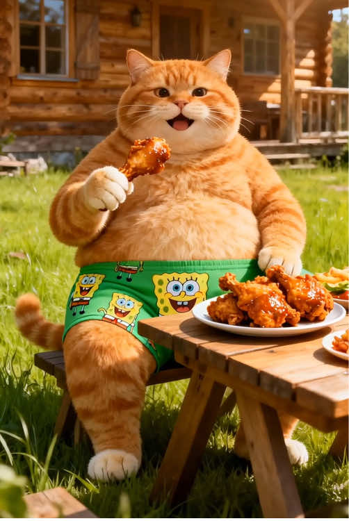 #cat #cutecat #fatorangecat #Cartoon 