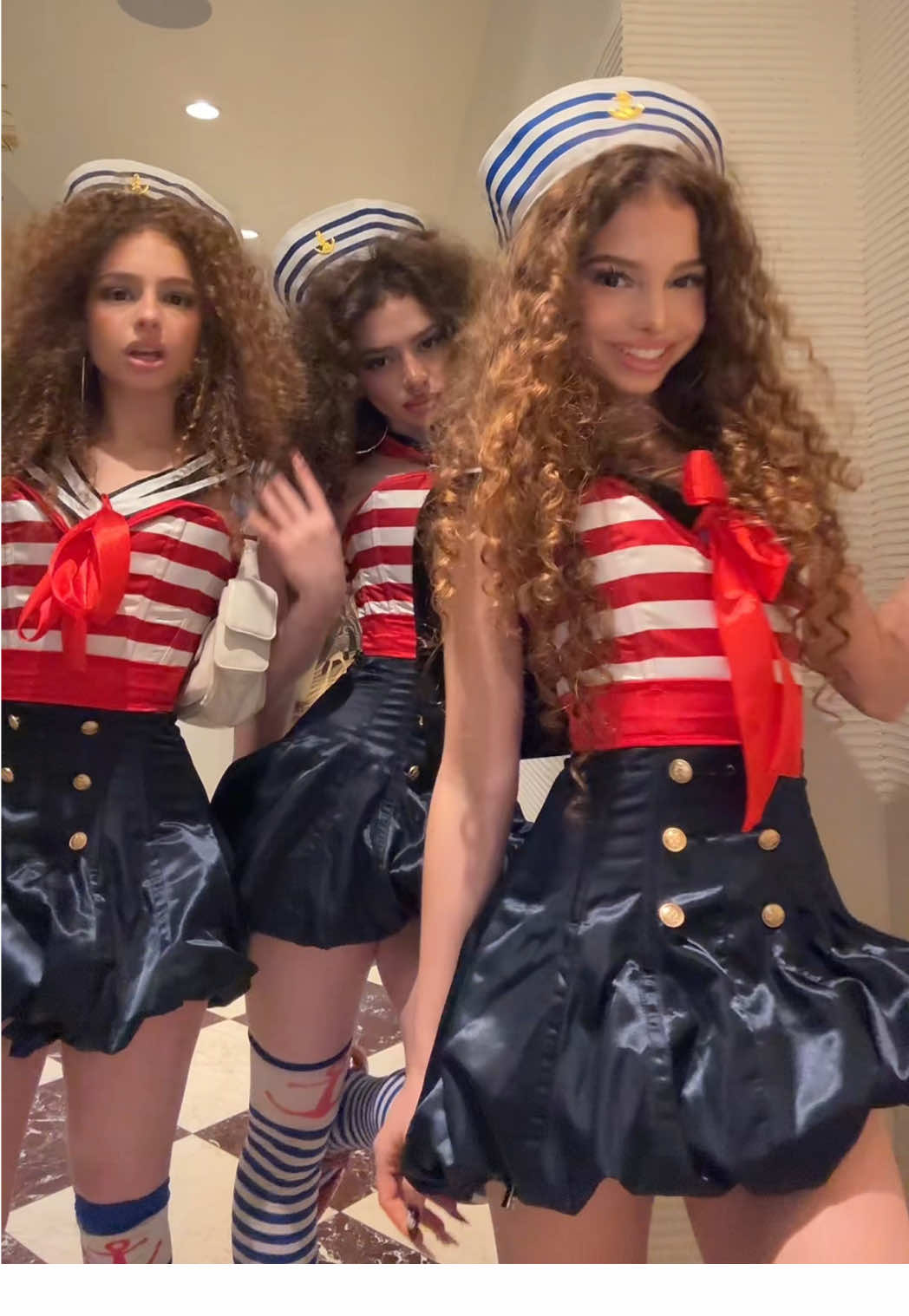 Sailor costumes 😃@demitrakalogeras @Eliana Kalogeras 