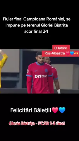 #Victorieee❤️💙 #OIubireRoșAlbastră❤️💙  #PeluzaNord❤️💙  #GloriaBistritaFCSB  #CupaRomâniei🇹🇩 